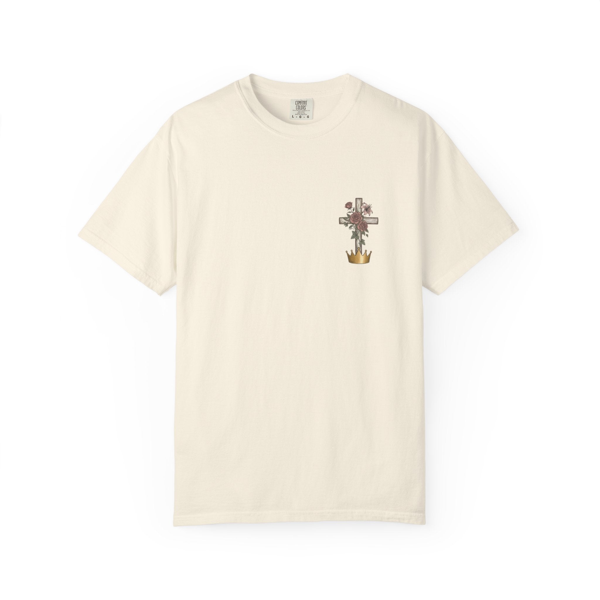 Rugged Cross T-Shirt — “So I’ll Cherish the Old Rugged Cross” Christian Faith Tee