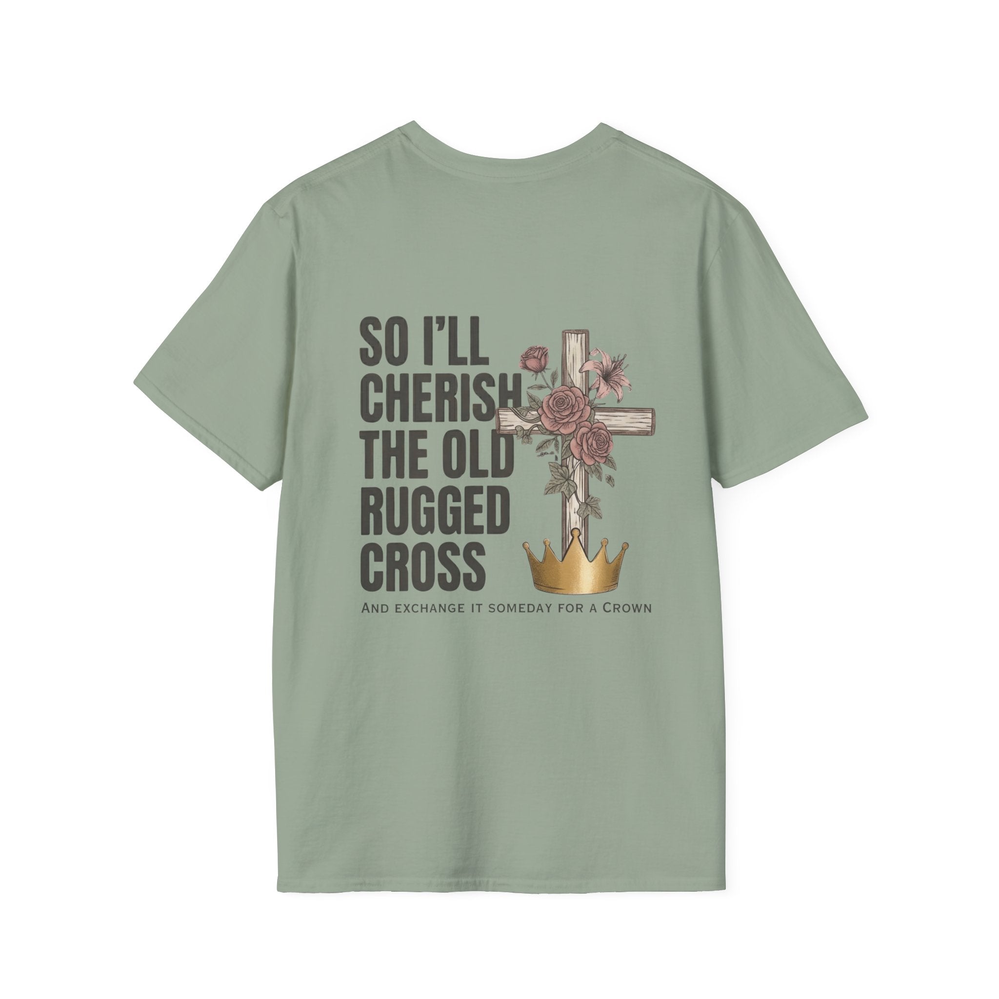 Old Rugged Crows T-Shirt — Floral Christian Faith Tee