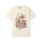 Grow in Faith Mushroom T-Shirt — Spiritual Nature Graphic Tee