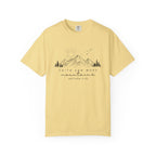 Faith Can Move Mountains T-Shirt — Matthew 17:20 Mountain Graphic Tee