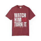 Heart Chest T-Shirt — Distressed Red Heart Pocket Tee