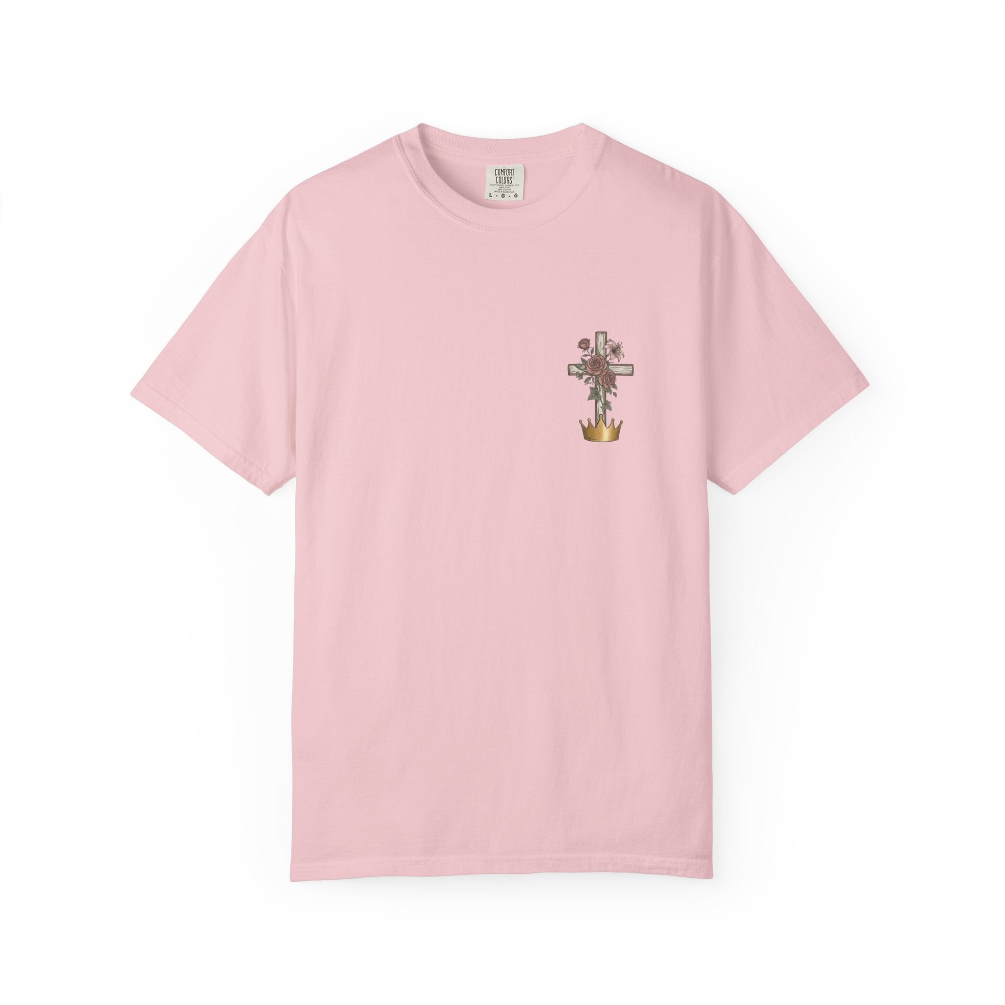 Rugged Cross T-Shirt — “So I’ll Cherish the Old Rugged Cross” Christian Faith Tee