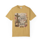 Vintage Christian T-Shirt — "I Will Cling to the Old Rugged Cross"