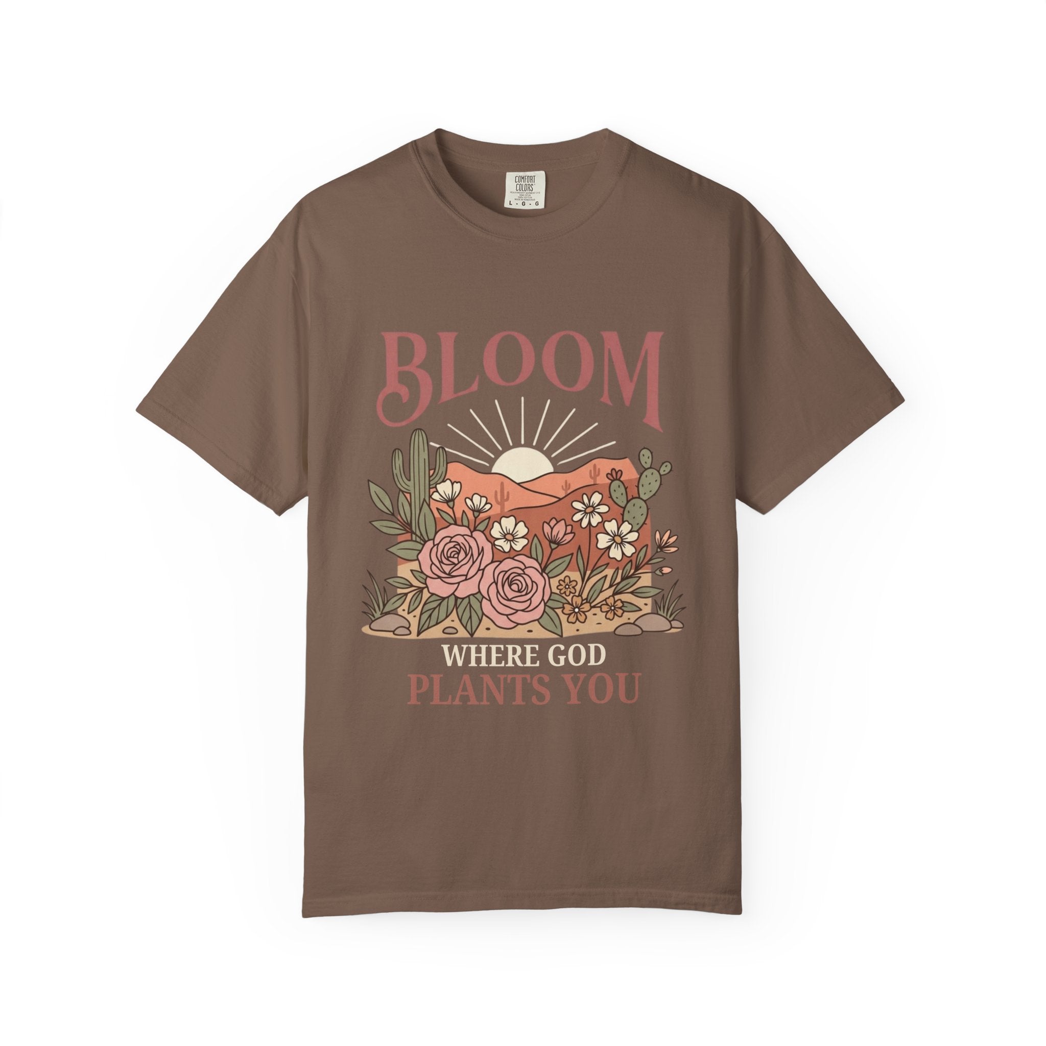 Daughter of the King T-Shirt — Floral Cowboy Hat Christian Tee