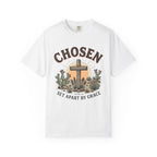Chosen Cross T-Shirt — "Set Apart by Grace" Christian Faith Tee