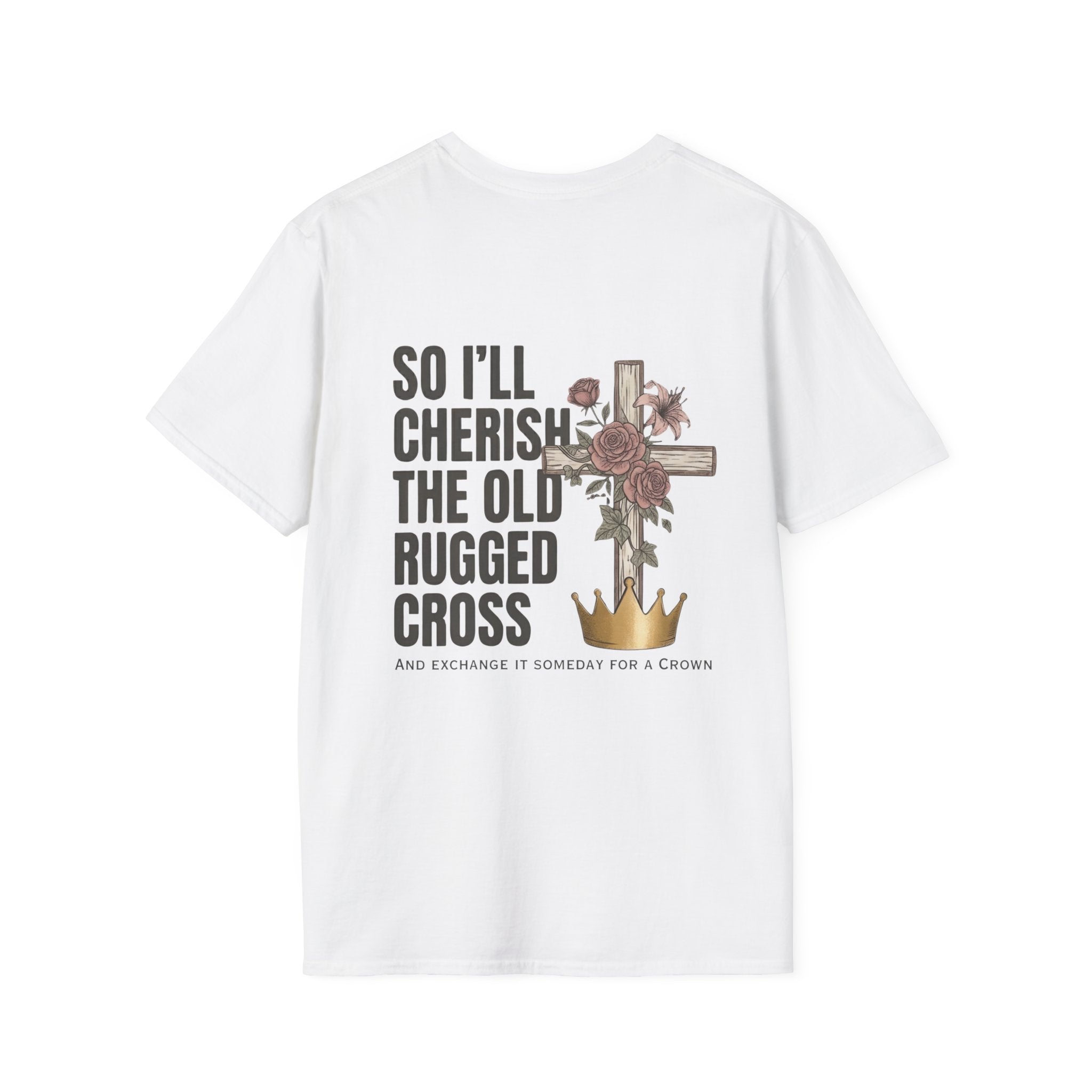 Old Rugged Crows T-Shirt — Floral Christian Faith Tee