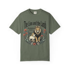 The Lion and the Lamb T-Shirt – Christian Scripture Tee (Revelation 5:5-6)