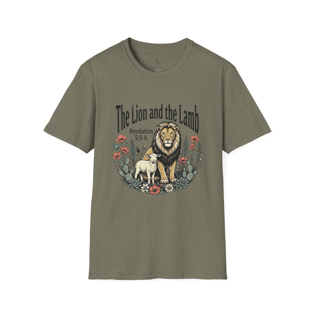 The Lion and the Lamb T-Shirt — Revelation 5:5-6 Faith Tee