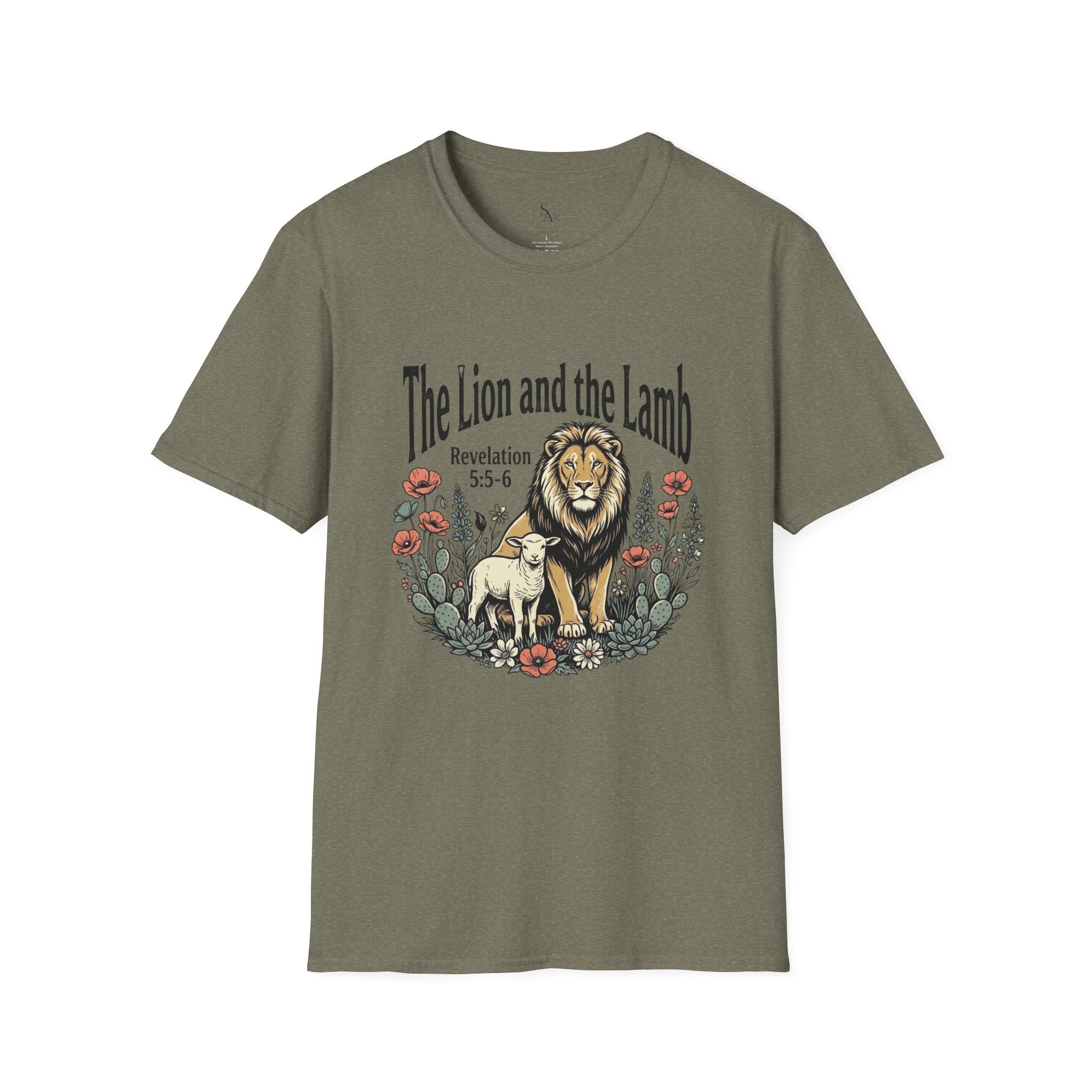 The Lion and the Lamb T-Shirt — Revelation 5:5-6 Faith Tee
