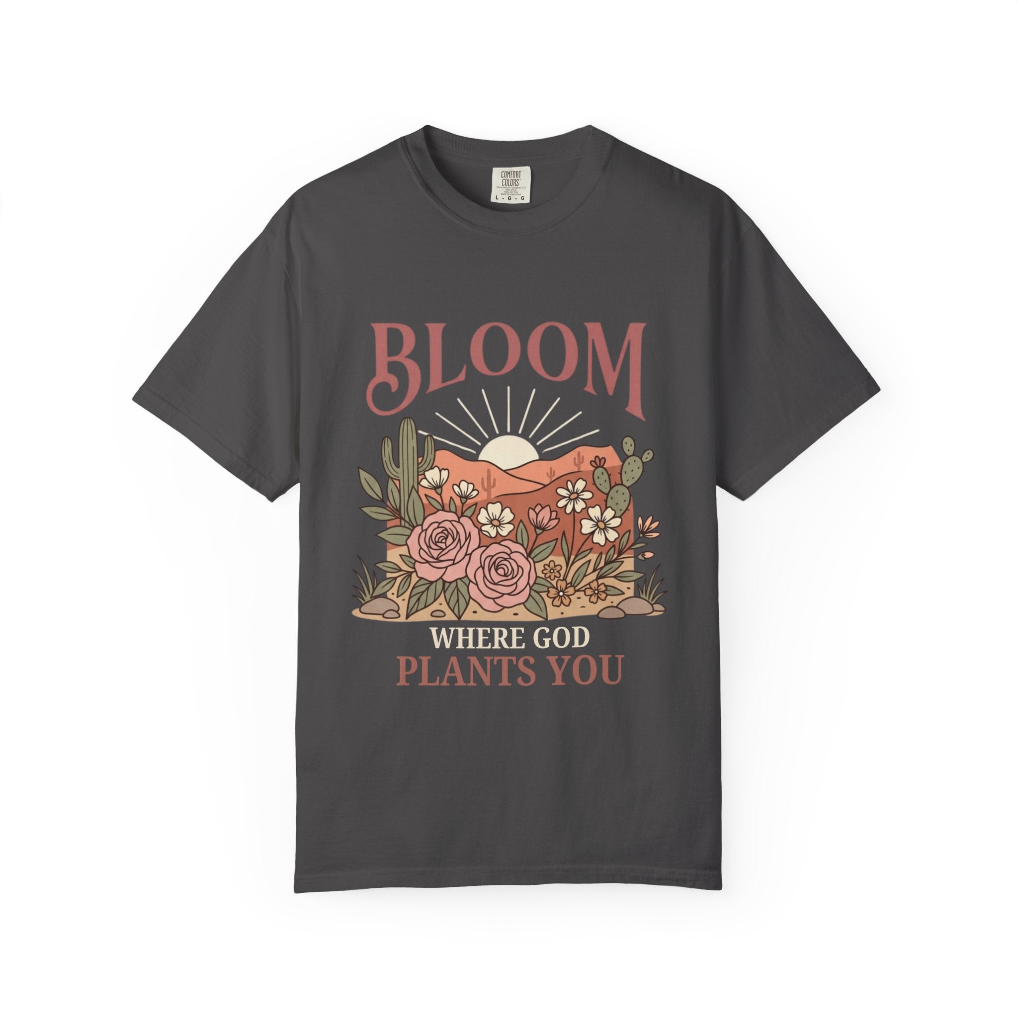 Daughter of the King T-Shirt — Floral Cowboy Hat Christian Tee